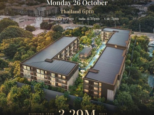 Koh Samui Freehold Webinar poster for Monday 26 October 2026 at 6pm Thailand time
